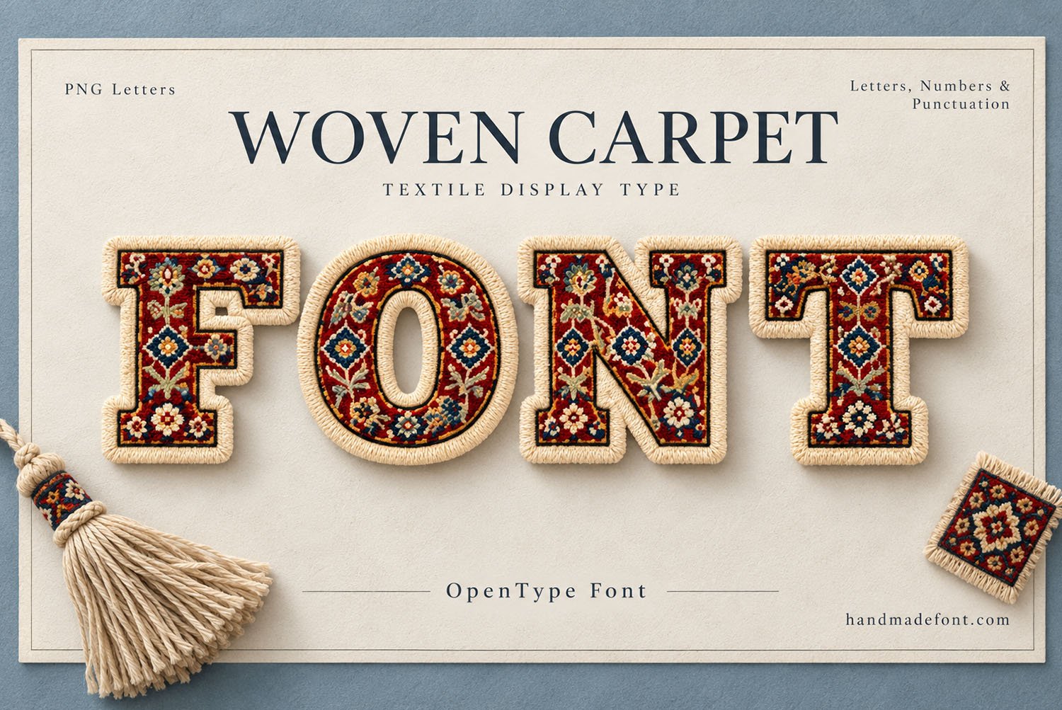 Woven Carpet Font