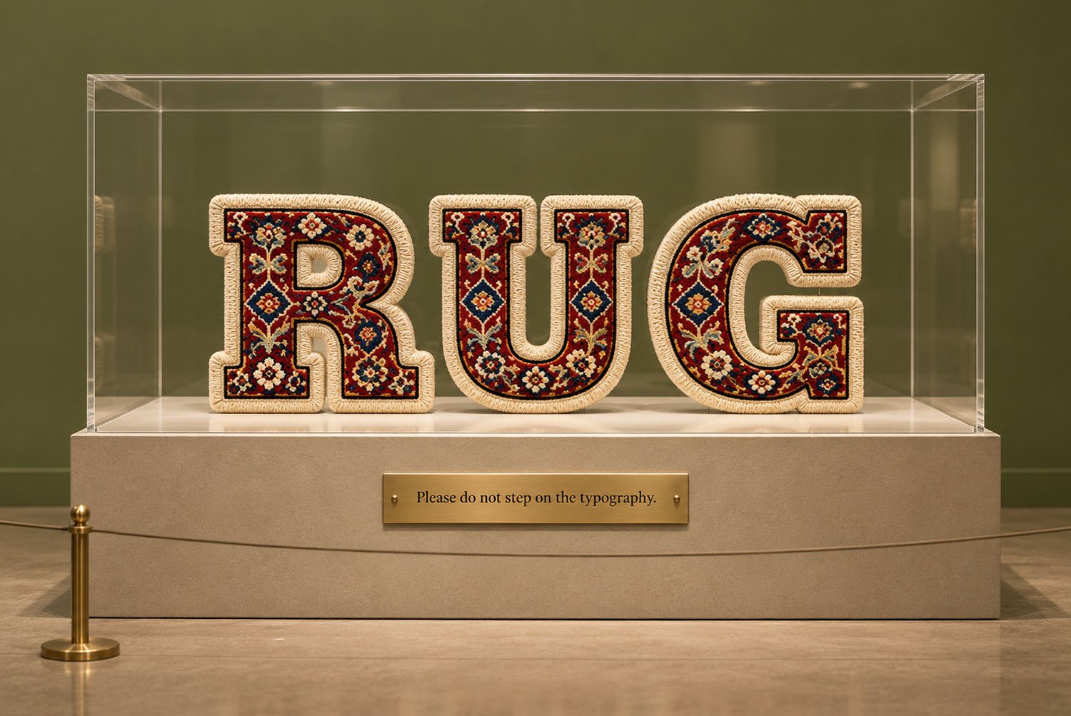 Woven Carpet Font