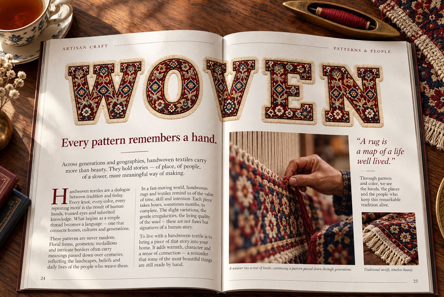 Woven Carpet Font
