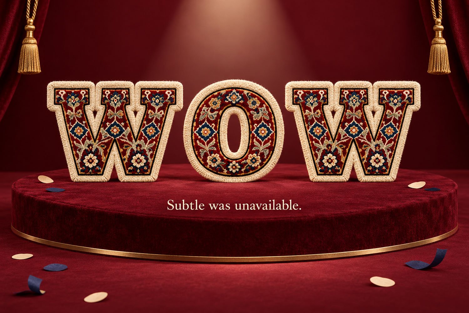 Woven Carpet Font
