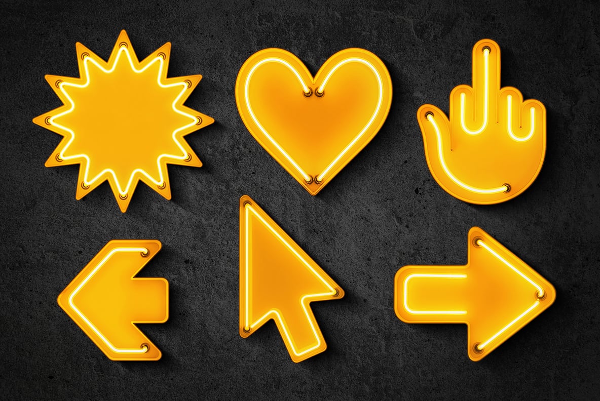 Yellow Neon Font