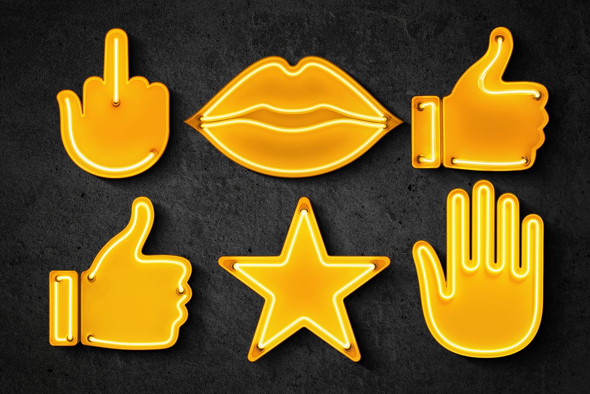 Yellow Neon Font