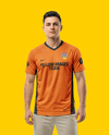 Young Man Wearing eSports Jersey Mockup