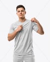 Young Man Wearing eSports Jersey Mockup