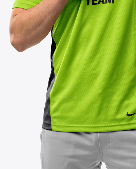Young Man Wearing eSports Jersey Mockup