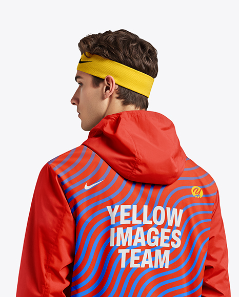 Young Man Wearing Full Running Kit Mockup