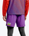 Young Man Wearing Full Running Kit Mockup