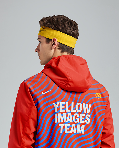 Young Man Wearing Full Running Kit Mockup