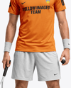 Young Man Wearing Squash Uniform Mockup