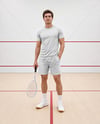 Young Man Wearing Squash Uniform Mockup