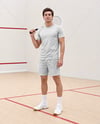 Young Man Wearing Squash Uniform Mockup