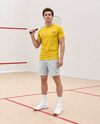 Young Man Wearing Squash Uniform Mockup