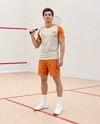 Young Man Wearing Squash Uniform Mockup