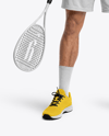 Young Man Wearing Squash Uniform Mockup