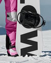 Young Woman Wearing Full Snowboard Kit Mockup
