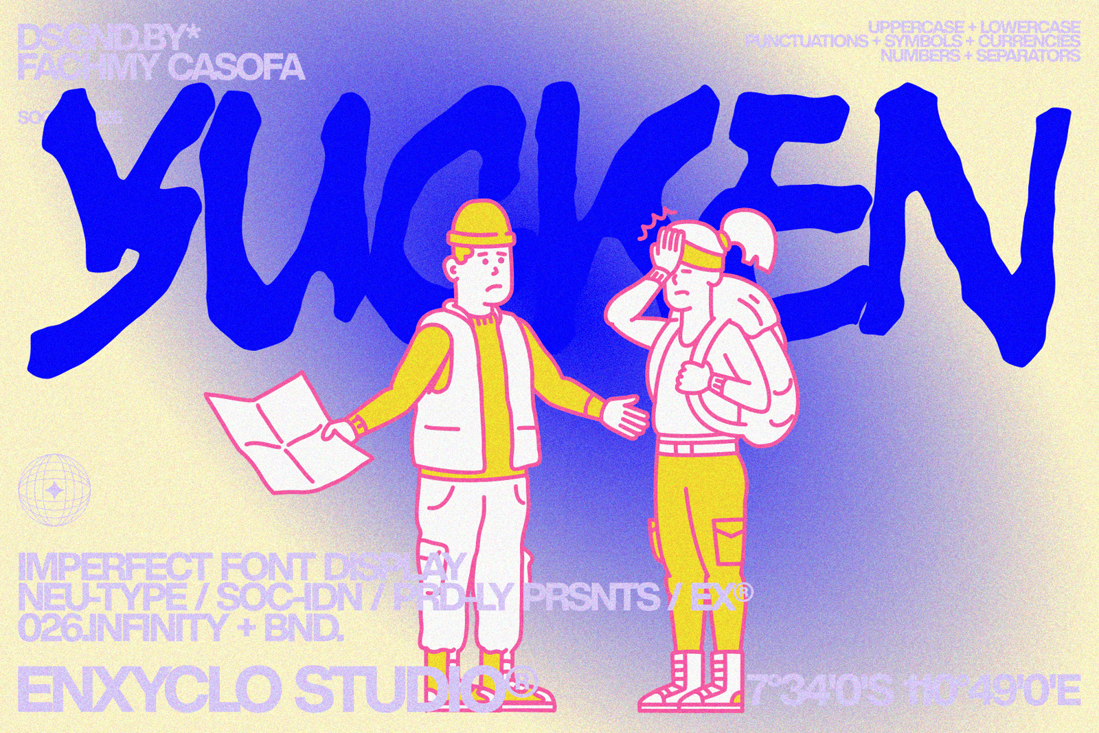 YUCKEN — Raw Branding Font