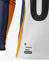 Training Zipper Long Sleeve Jersey Mockup - Front View