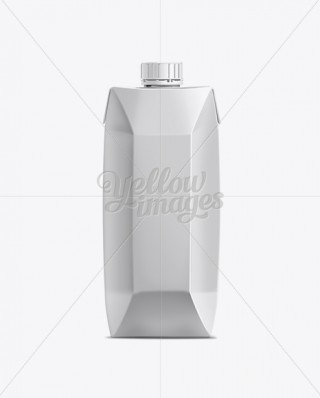 500 ml Juice Carton Box with Screw Cap Mockup in Packaging Mockups on