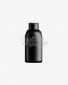 Black Plastic Cosmetic Bottle with Cap - 100 ml in Bottle Mockups on