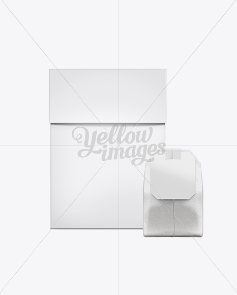 Download Tea Box With Tea Bag Mockup in Box Mockups on Yellow ...