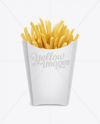 Download French Fries Carton Cone Mockup in Packaging Mockups on ... Yellowimages Mockups