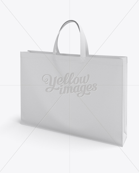 Large Eco Bag Mockup in Bag & Sack Mockups on Yellow Images Object Mockups