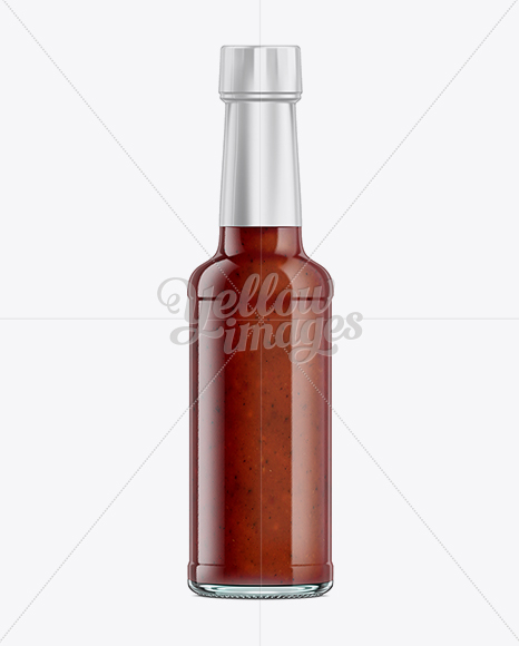Download Hot Sauce Bottle Mockup in Bottle Mockups on Yellow Images ... Free Mockups