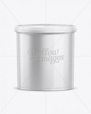 Download 400g Spread Container Mockup in Pot & Tub Mockups on Yellow Images Object Mockups