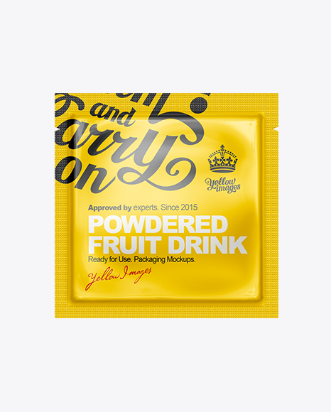 Download Square Sachet Mockup in Sachet Mockups on Yellow Images ...
