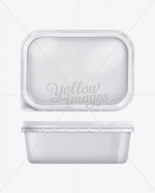 200g Plastic Food Container Mockup | Mockups for Packaging Design and