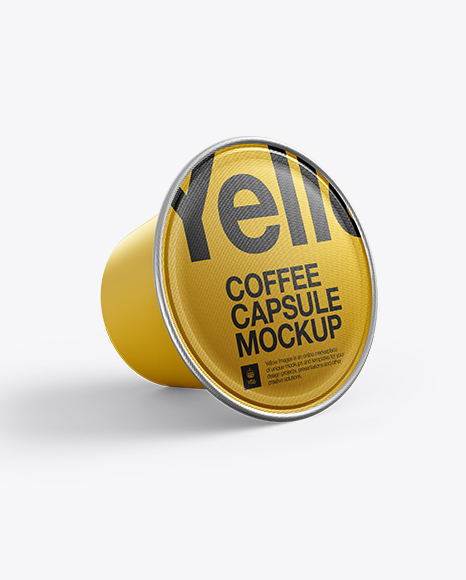Download Coffee Capsule Mockups in Packaging Mockups on Yellow ...