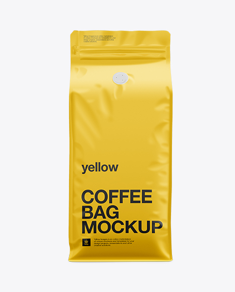 Download Coffee Bag Mockup / Front View in Bag & Sack Mockups on ...