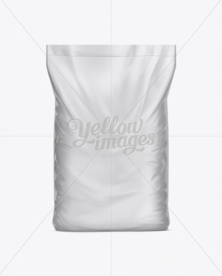 Basmati Rice Package Mockup in Bag & Sack Mockups on Yellow Images