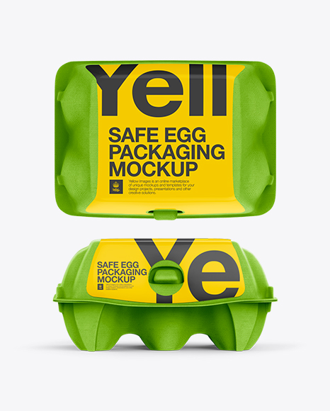 Download Egg Box Mockup in Packaging Mockups on Yellow Images ...