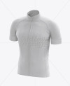 Men's Cycling Jersey Mockup - Front 3/4 View in Apparel Mockups on