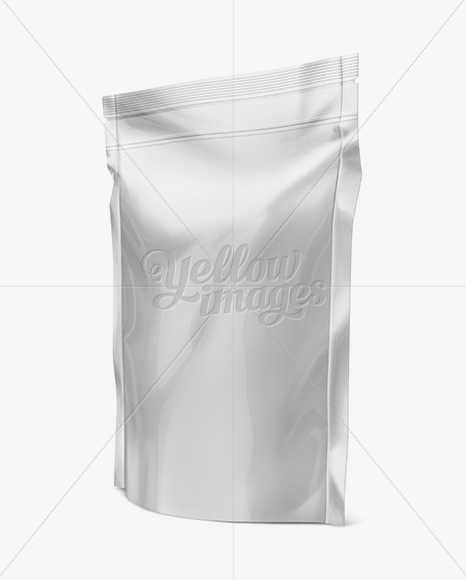 Download Stand Up Pouch with Zipper Mockup - 3/4 View in Pouch ...