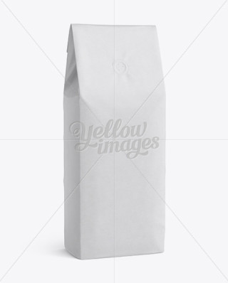 Middle Plastic Bag With Clip For Bread in Bag & Sack Mockups on Yellow