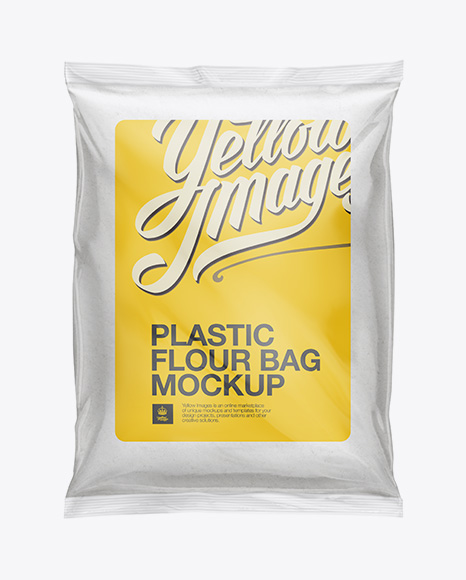 Download Plastic Bag with Flour Mockup in Bag & Sack Mockups on ...