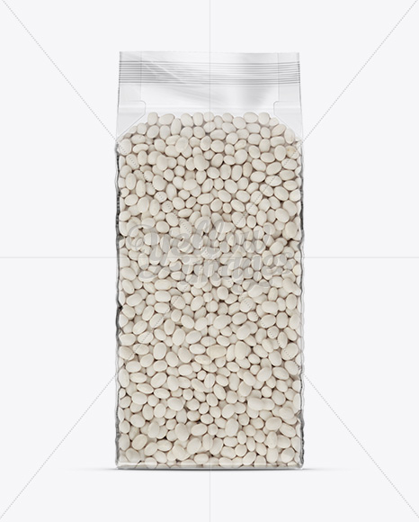 Download Navy Beans Vacuum Bag Mockup in Flow-Pack Mockups on Yellow Images Object Mockups