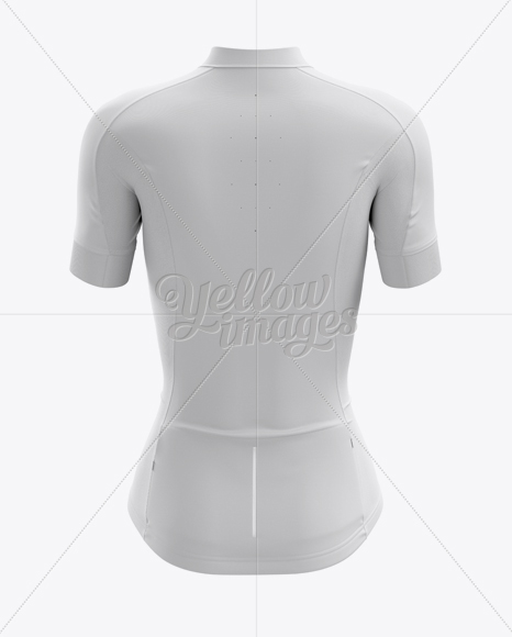Download Women's Cycling Jersey Mockup - Back View in Apparel ...