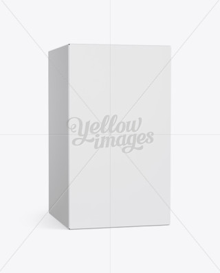 Matte Metal Round Tin Box Mockup - Front View (High-Angle Shot) in Box