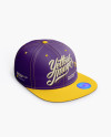 Download Snapback Cap with Sticker Mockup (Right Half Side View) in ...