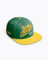 Download Snapback Cap Mockup (Right Half Side View) in Apparel ...