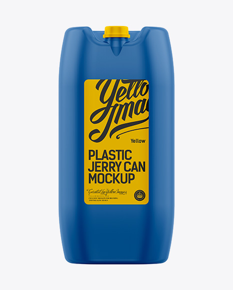Download 40L Plastic Jerrycan Mockup in Jerrycan Mockups on Yellow Images Object Mockups