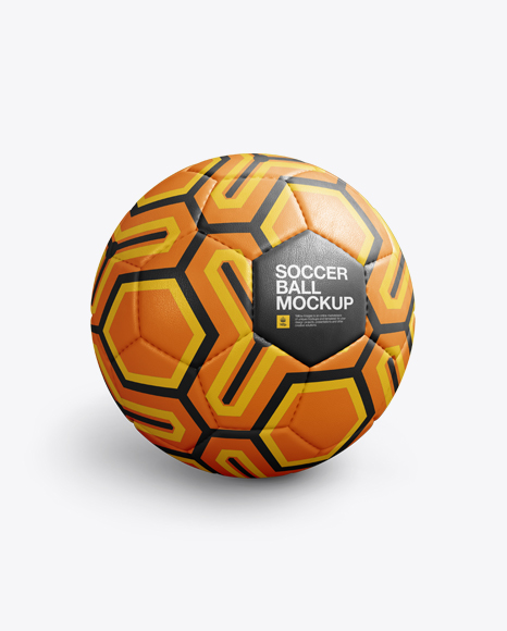 Download Classic Soccer Ball Mockup in Object Mockups on Yellow Images Object Mockups