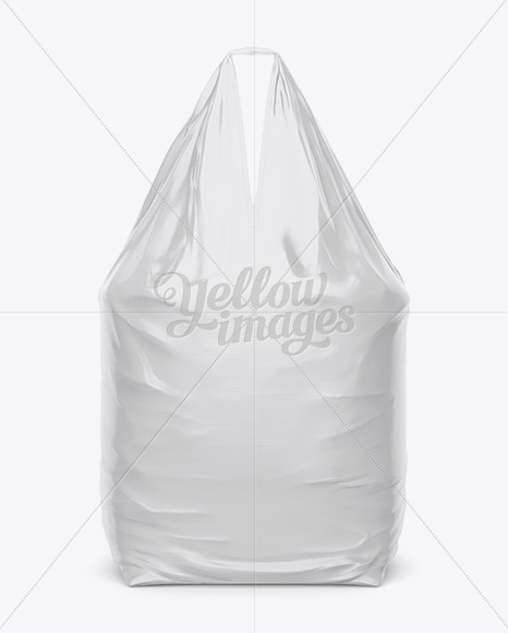 1000kg Concrete Plastic Bag Mockup - Front View in Bag & Sack Mockups