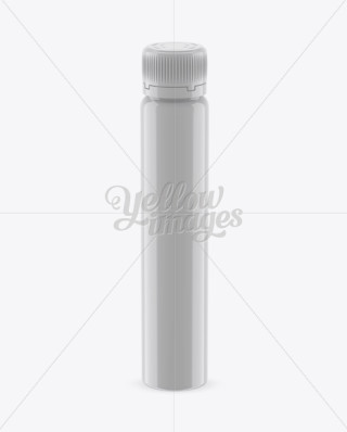 Black Plastic Cosmetic Bottle with Batcher – 300 ml | Mockups for