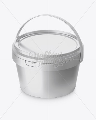 Download 5L Paint Bucket Mockup in Bucket & Pail Mockups on Yellow Images Object Mockups