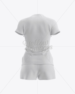 Download Football Kit with V-Neck T-Shirt Mockup / Front View ...