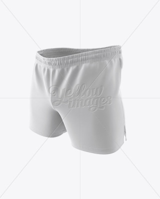 Download Men's Rugby Shorts HQ Mockup - Front View in Apparel ...